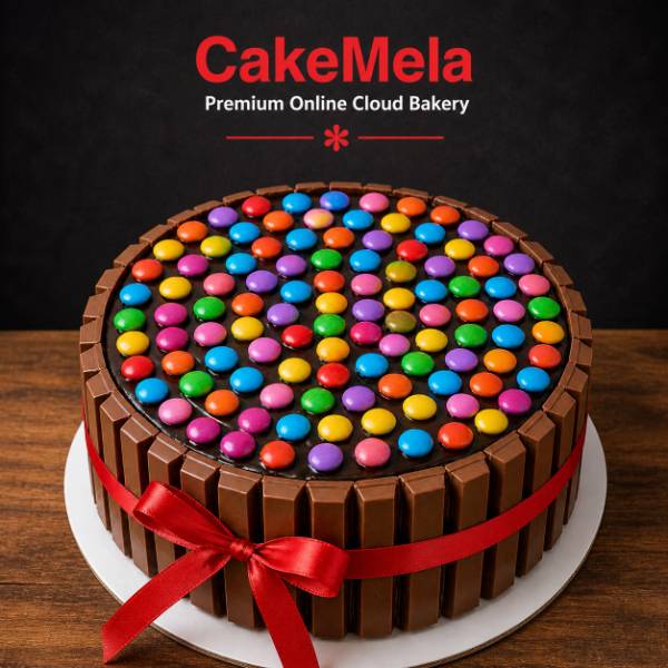 KitKat Gems Chocolate Cake