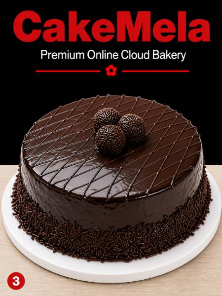 Premium Dark Chocolate Cake