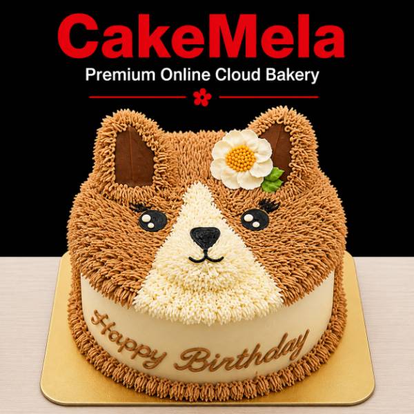 2 Pound SWEET CAT DESIGN CAKE BUTTERSCOTCH