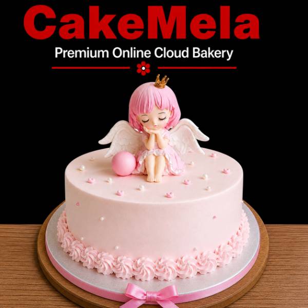 Angel Princess Theme Cake