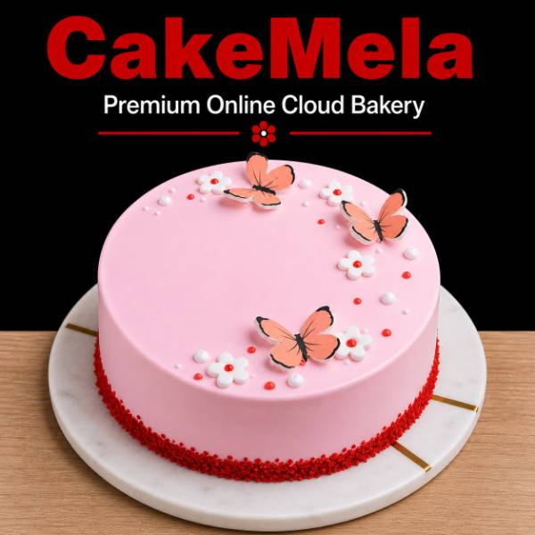 Red Velvet Butterfly Cake
