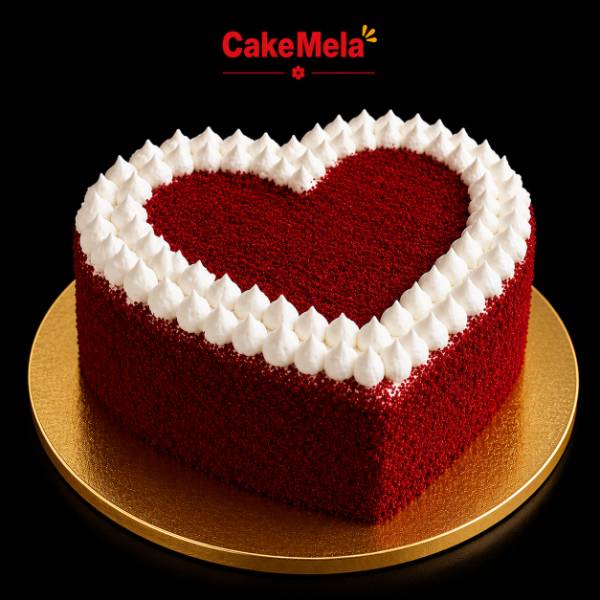 Red Velvet Heart Cake | 2 Pound ❤️
